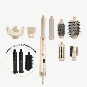 MORA StylerPro 11 in 1 ( 3 More Attachments Included ) Hair Styler , Air Styler, MultiStyler & Hair Dryer.